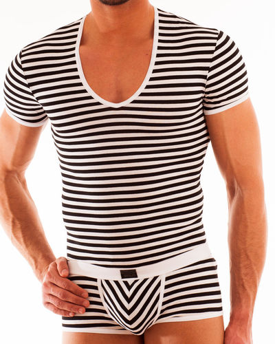Stripes Shirt white-black