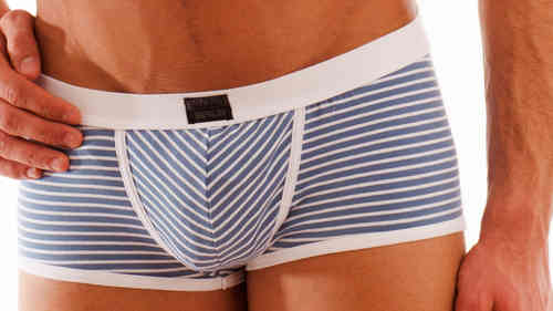 Stripes Action Pant blue-gray-white