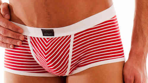 Stripes Action Pant red-white
