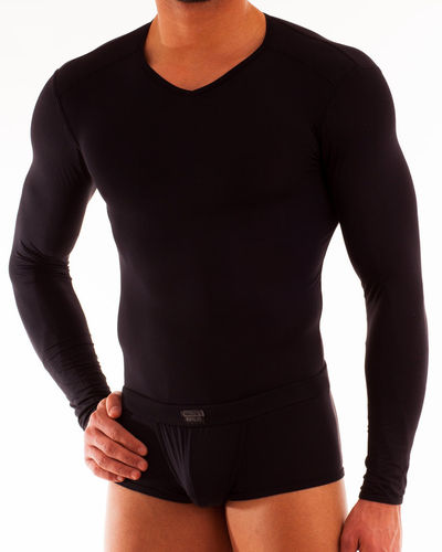 Micro-Basic Long sleeves Shirt black