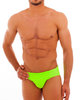 Swimwear Slip Stripes neon green marine