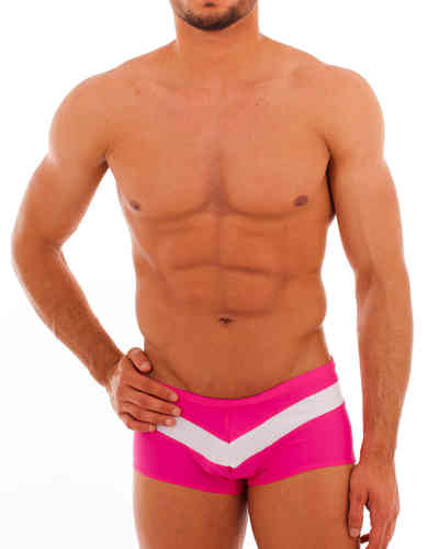Swimwear Pant Stripes pink-white