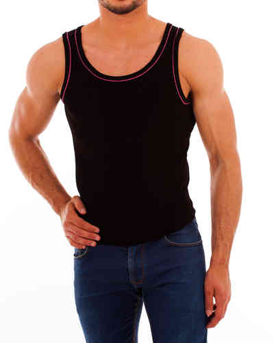 Paspel Athletic Shirt black-pink
