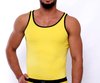 CottonRipp Athletic Shirt lemon-black